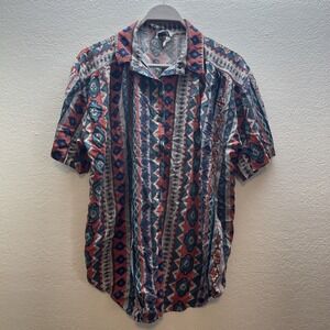 Vintage Tapestry‎ Men's Shirt Short Sleeve Light Weight Western Size 18W